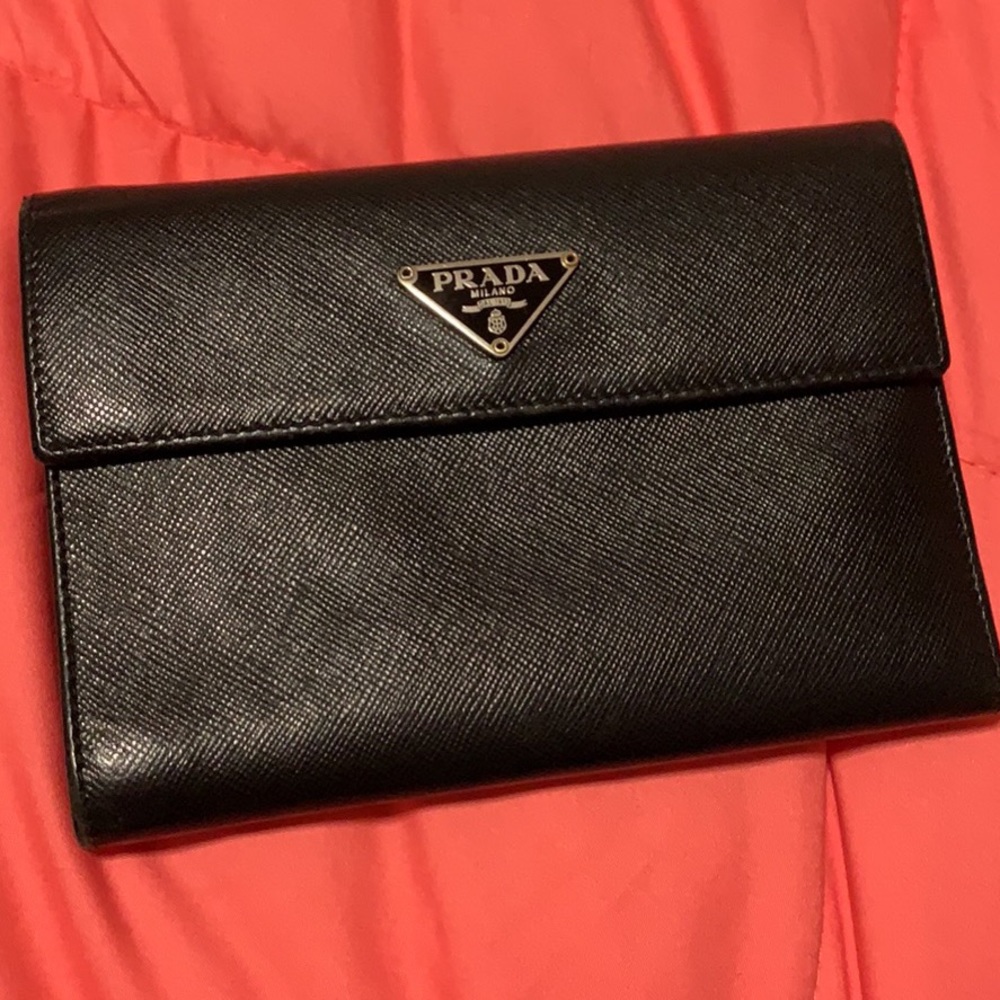 Prada Tessuto Saffiano Wallet